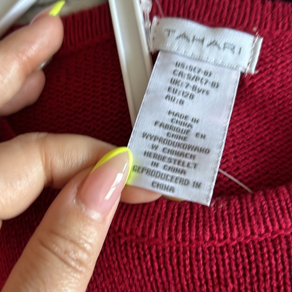 Tahari Winter Sweater Dress & Leggings - S 7/8 NWT - Picture 4 of 7